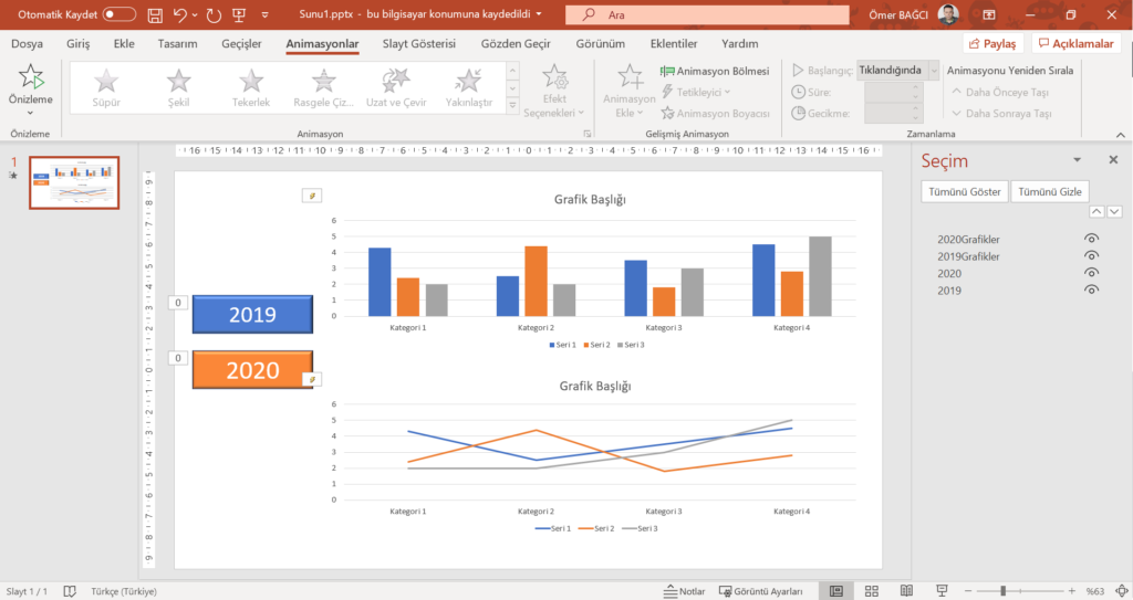 PowerPoint Tetikleyicileri Kullanmak