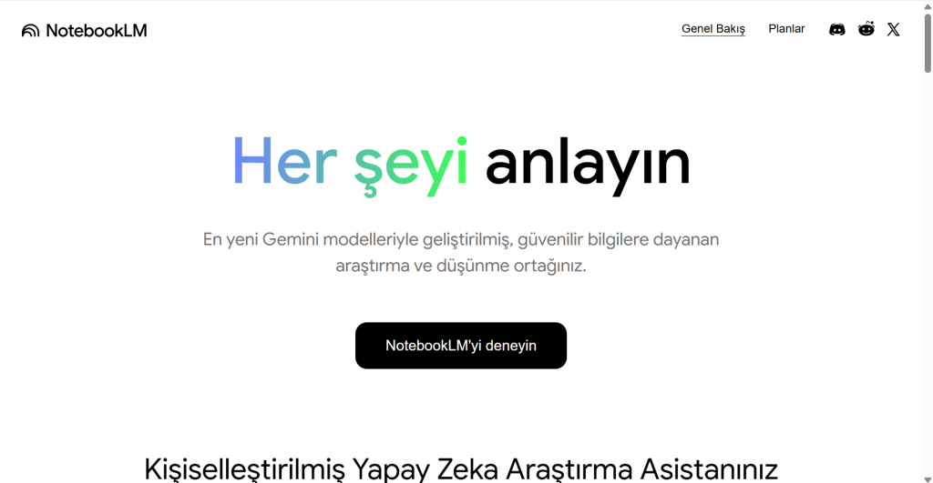 NotebookLM Nedir? Google’ın Kişisel Yapay Zekâ Araştırma Asistanı