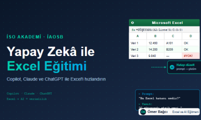 İstanbul Anadolu Yakası Sanayi Odası Excel ve Yapay Zeka eğitimi
