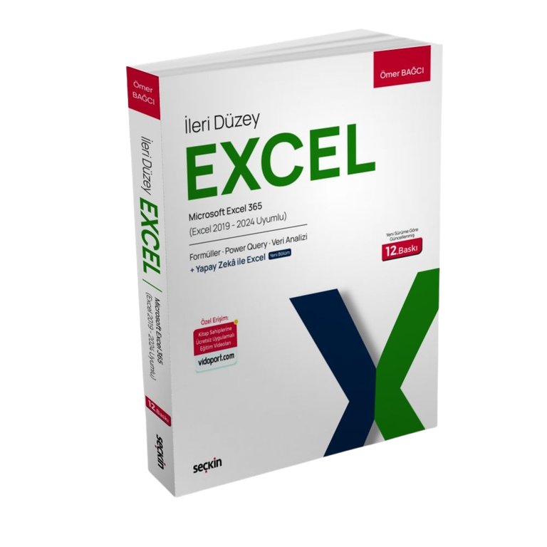 İleri Düzey Excel 365 kitabı, 12. baskı